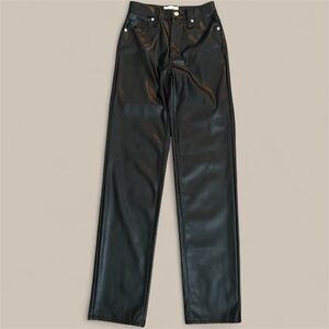 UNIVERSAL THREAD Black Faux Leather Pants